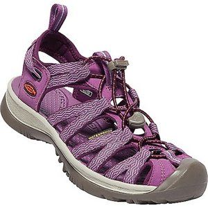 Keen Women's Whisper Sandal, Grape wine, 7 US